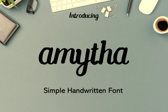 Amytha Font: Elegant Handwritten Typography for Web Design