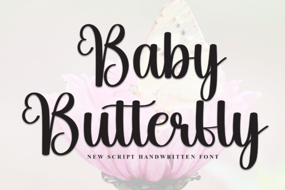Baby Butterfly: A Charming Handwritten Font for Editorial Design