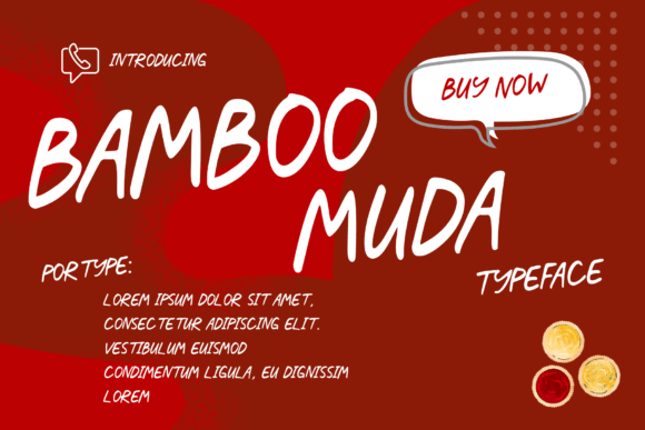 Bamboo Muda: A Handwritten Typeface for Crafters and Product Designers