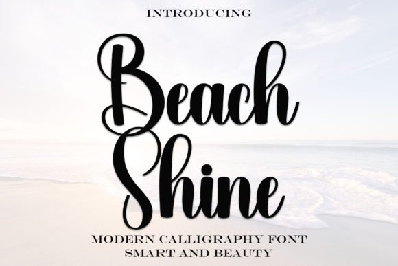 Beach Shine Font: Elevate Your Small Business Branding