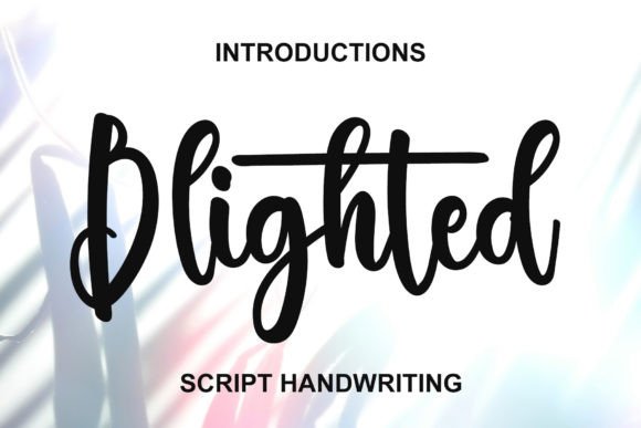 Blighted: A Festive Typeface for Enchanting Web Designs