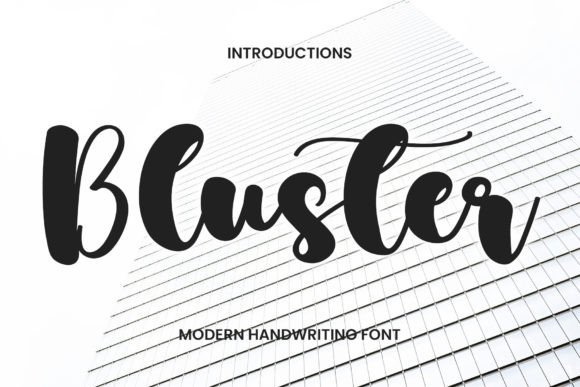 Bluster Font: Adding Festive Charm to Editorial Layouts