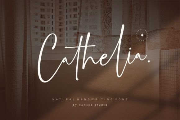 Cathelia Font: A Modern Script for Campaign Visuals