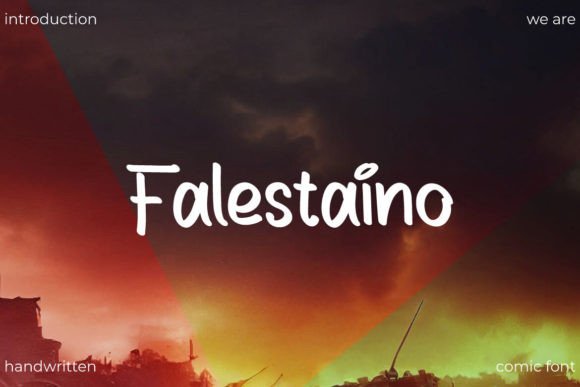 Falestaino Font: Handwritten Charm for Makers