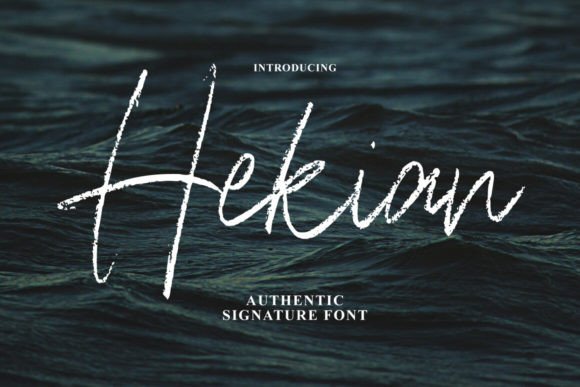 Hekian Font: Elevating Web Design with Handmade Script