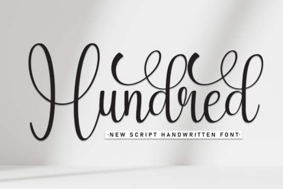 Hundred Font: Elegant Script for Editorial Design