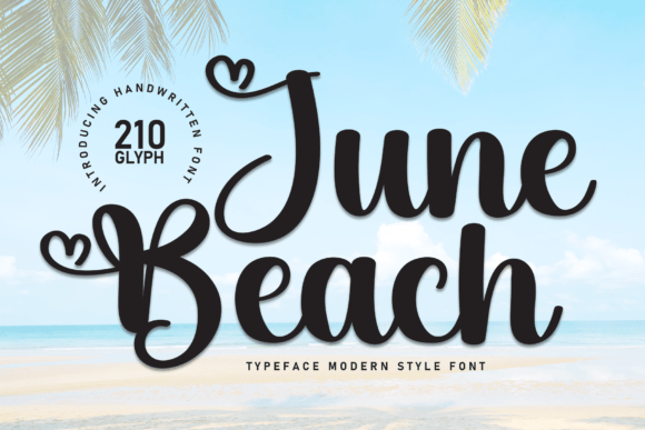 June Beach: A Handwritten Font That Brings Charm to Branding