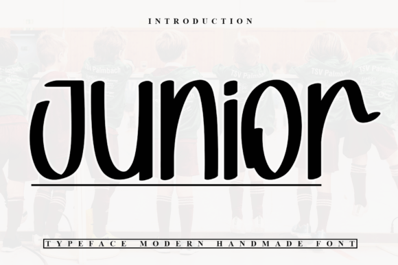 Junior Font: A Handwritten Typeface for Editorial Design