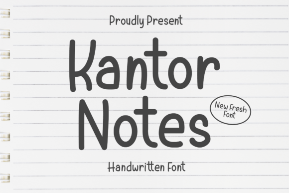 Kantor Notes: A Playful Script Font for Crafters & Small Business Creators