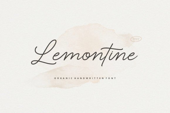 Lemontine Font: A Modern Handwritten Typeface for Makers