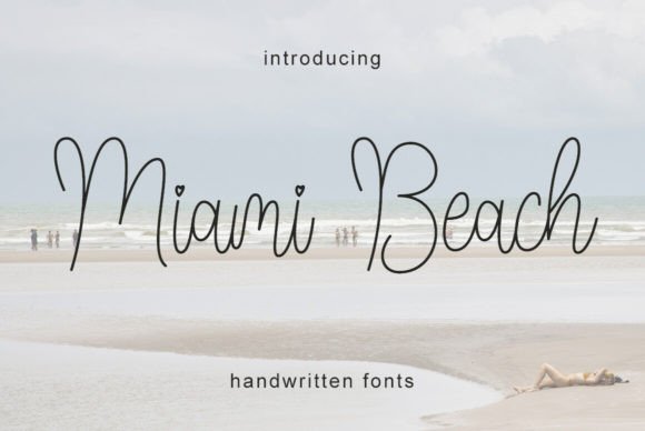 Miami Beach: A Script Font That Elevates Editorial Design