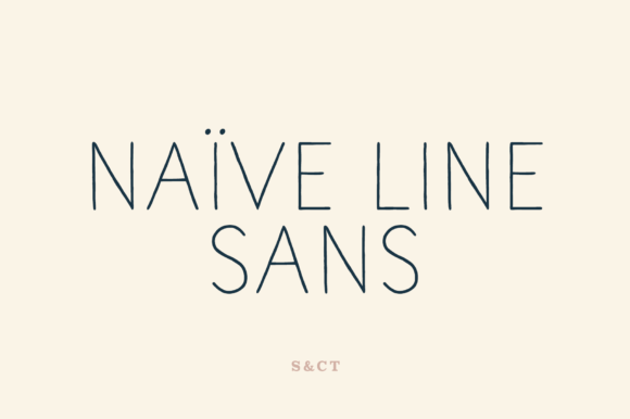 Naive Line Sans Font: Adding Warmth to Brand Identity
