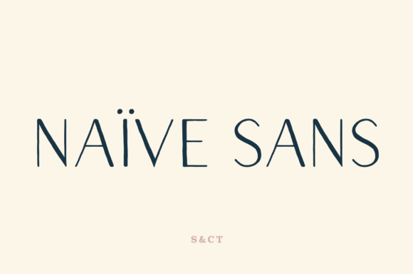 Naive Sans Shake Font: Adding Whimsy to Brand Identity