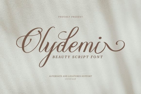 Olydemi: Elevating Editorial Design with a Refined Script Font