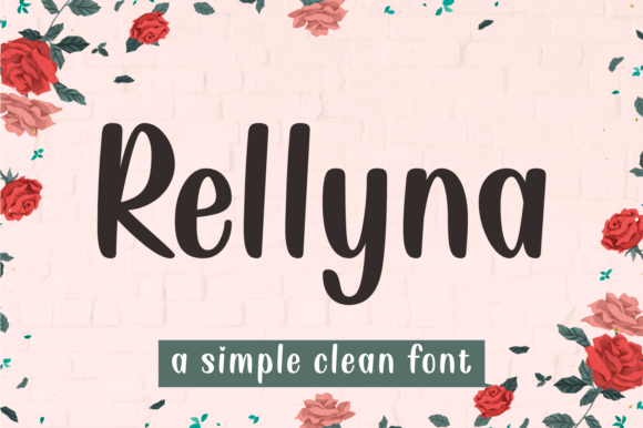 Rellyna Font: A Clean Handwritten Typeface for Makers