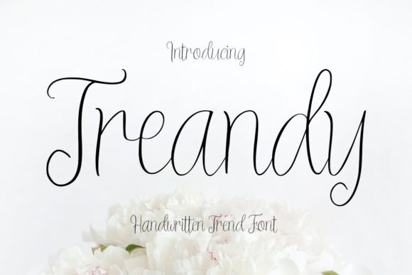 Treandy Font: Elevating Editorial Design with Chic Script