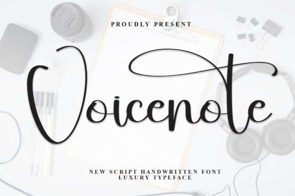 Voicenote: A Designer’s Take on Modern Script